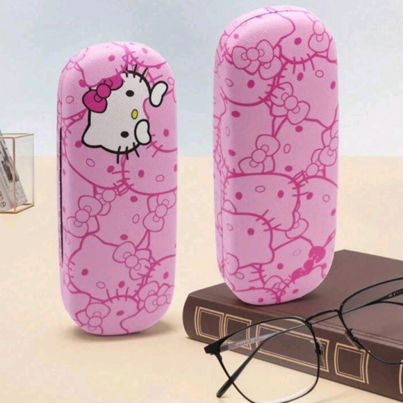 Hello Kitty Accessories - Hello Kitty Pink Hard Glasses Case (New Listing)
